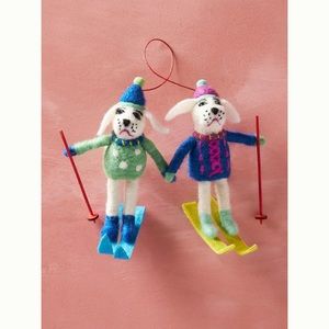 NWT Anthropologie Skiing 🎿 Poodles NWT
